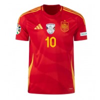 Spanien Dani Olmo #10 Heimtrikot EM 2024 Kurzarm